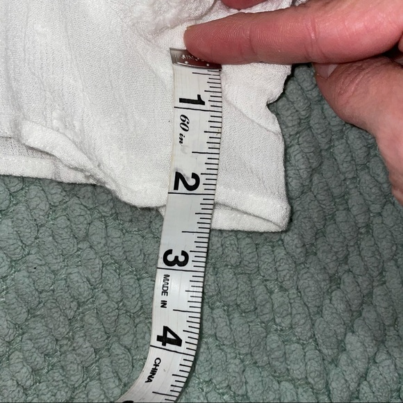 Ruby & Jenna No-Shoulder White Shorts Romper - Picture 12 of 12